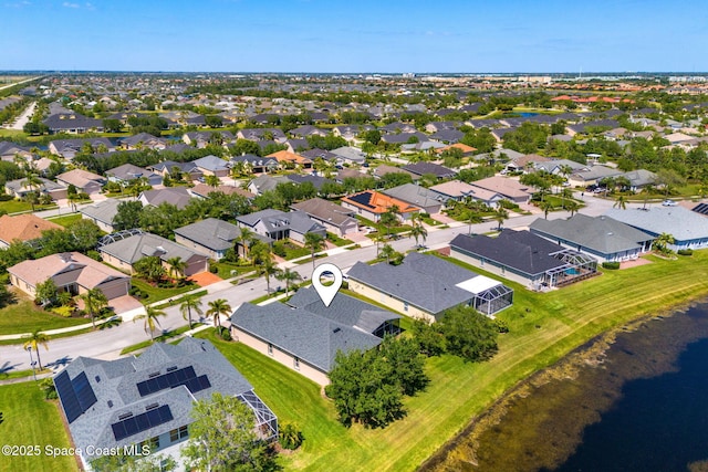 birds eye view of property featuring a residential view