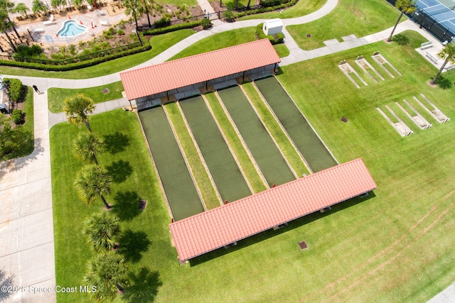 drone / aerial view