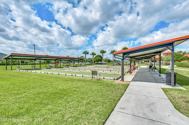 2842 Galindo Cir, Melbourne, FL 32940 - view of community featuring a yard