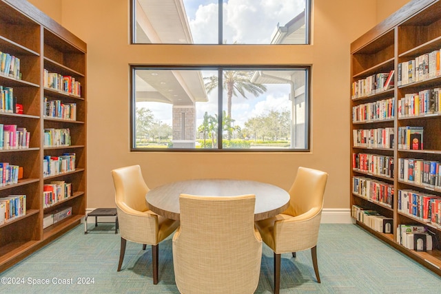 2842 Galindo Cir, Melbourne, FL 32940 - dining room featuring carpet floors