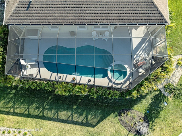 drone / aerial view