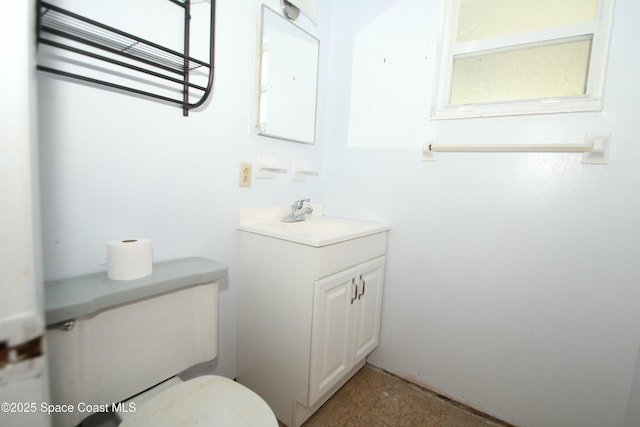 1798 Hudson Cir S, Melbourne, FL 32935 - bathroom featuring vanity and toilet