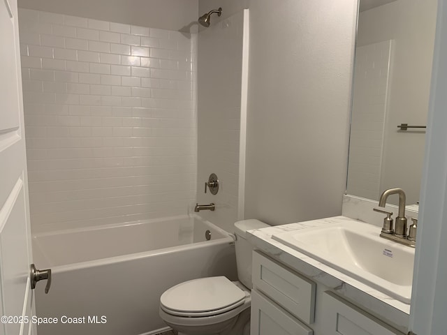2205 Sans Souci Ave SE, Palm Bay, FL 32909 - full bathroom featuring vanity and tub / shower combination