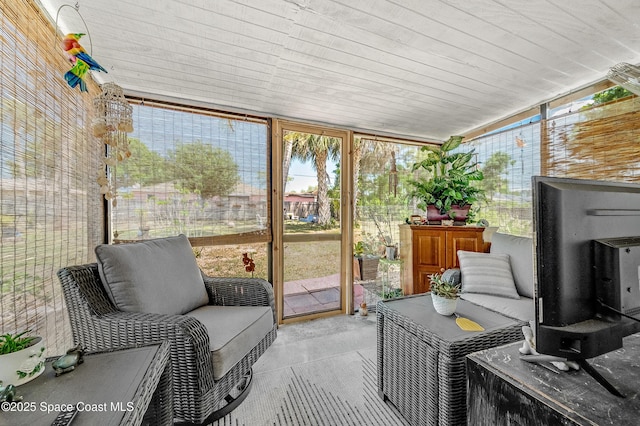 999 Jupiter Blvd NW, Palm Bay, FL 32907 - sunroom with an outdoor hangout area
