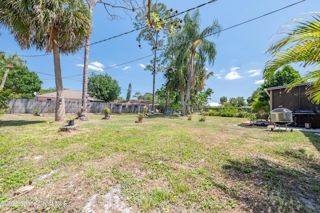 999 Jupiter Blvd NW, Palm Bay, FL 32907 - view of yard with a fenced backyard