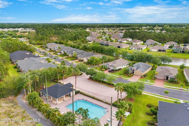 birds eye view of property featuring a residential view