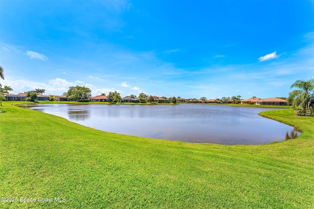 water view with a residential view