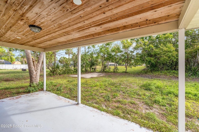 257 Dorado Ave NE, Palm Bay, FL 32907 - view of yard featuring fence and a patio