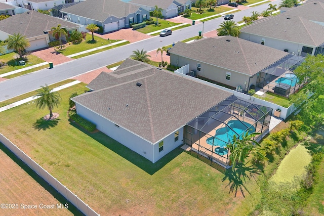4710 Hebron Dr, Merritt Island, FL 32953 - bird's eye view with a residential view