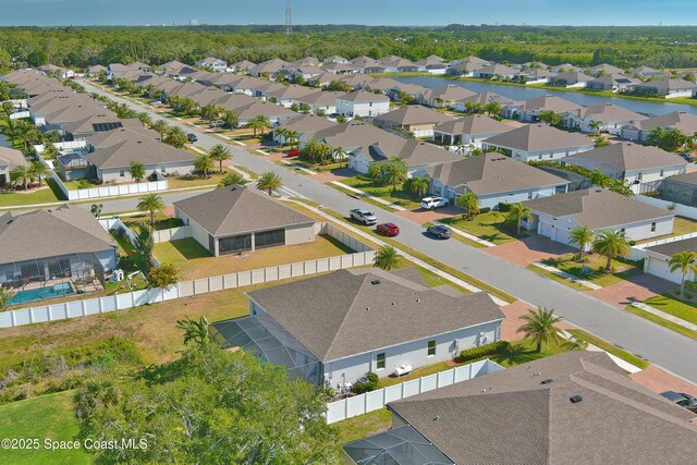 4710 Hebron Dr, Merritt Island, FL 32953 - aerial view featuring a residential view