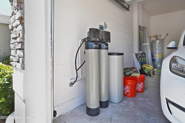 4710 Hebron Dr, Merritt Island, FL 32953 - utilities featuring washer / clothes dryer and electric water heater
