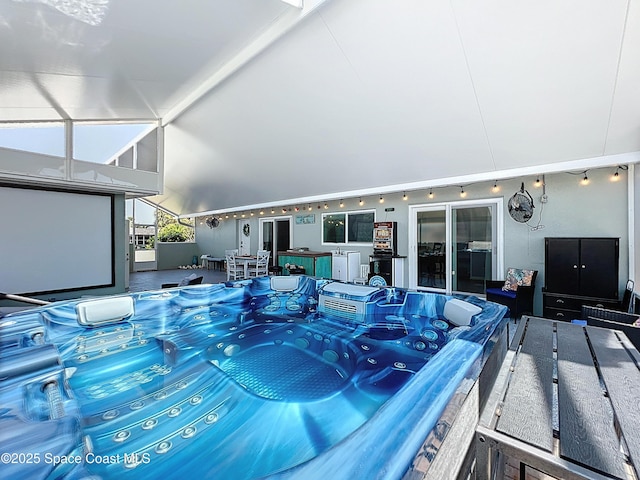 125 Terry St, Indian Harbour Beach, FL 32937 - view of swimming pool with outdoor dining area