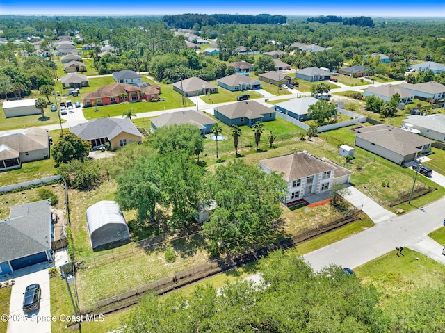 aerial perspective of suburban area