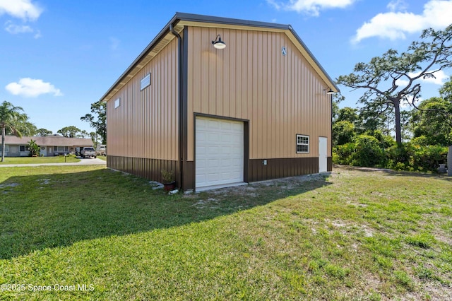 exterior space with an outdoor structure