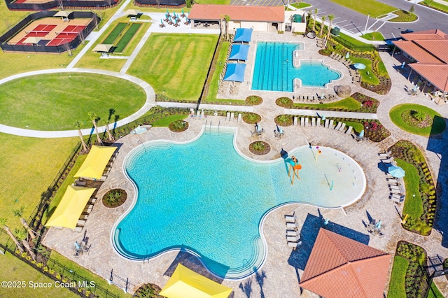 bird's eye view