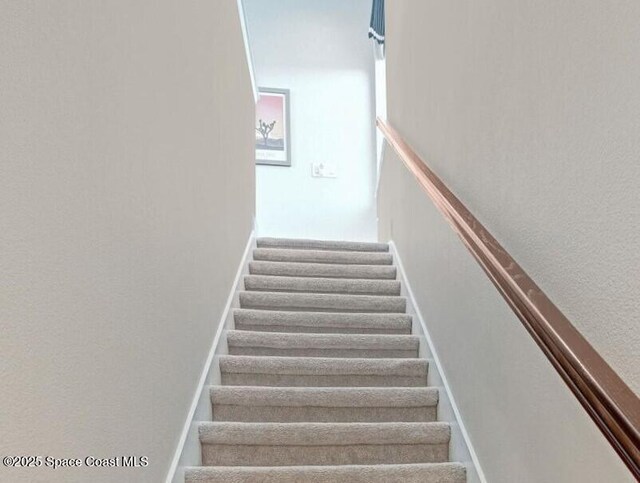 view of stairs