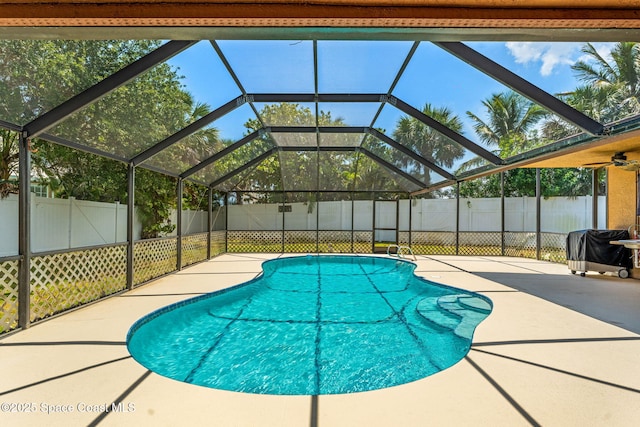 36 Mohican Way, Melbourne Beach, FL 32951 - view of pool with a fenced backyard and a patio area