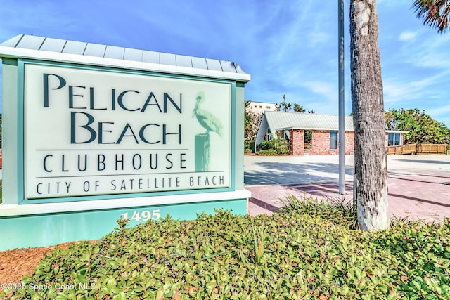 265 Sheridan Ave, Satellite Beach, FL 32937 - view of community sign