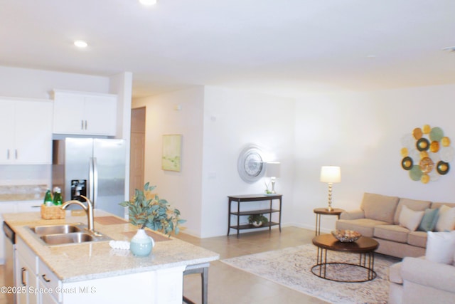 830 Remington Green Dr SE, Palm Bay, FL 32909 - living room featuring recessed lighting