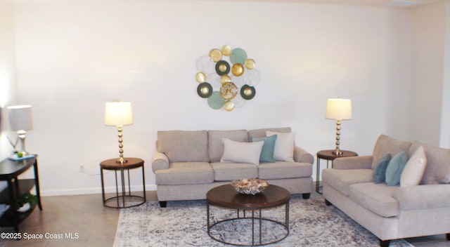 830 Remington Green Dr SE, Palm Bay, FL 32909 - living area with baseboards