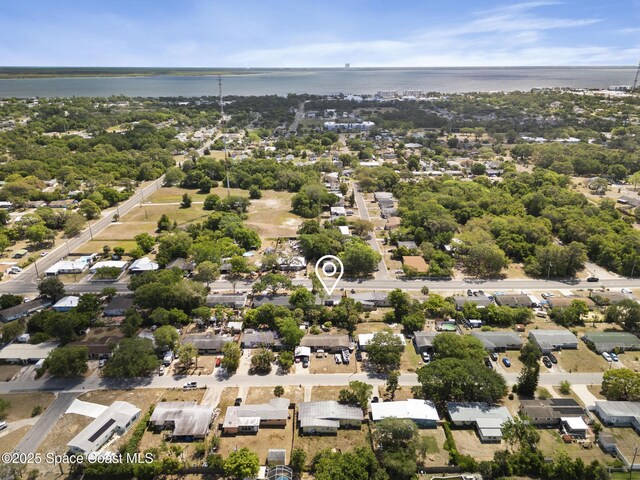 1640 Barna Ave, Titusville, FL 32780 - drone / aerial view with a water view