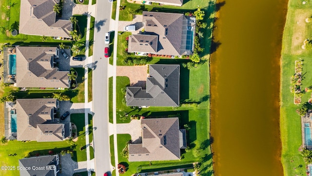 bird's eye view featuring a residential view