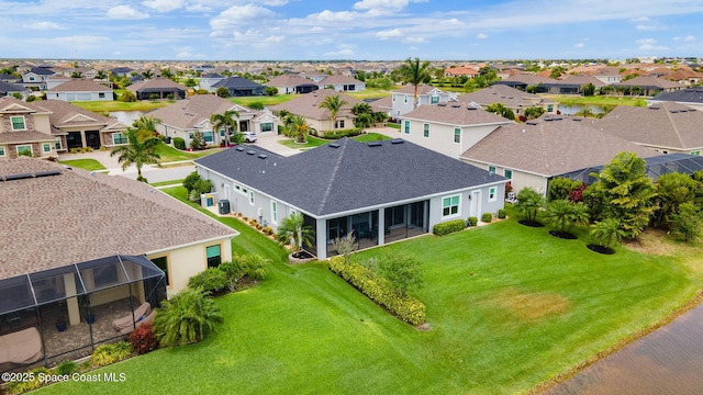 drone / aerial view featuring a residential view