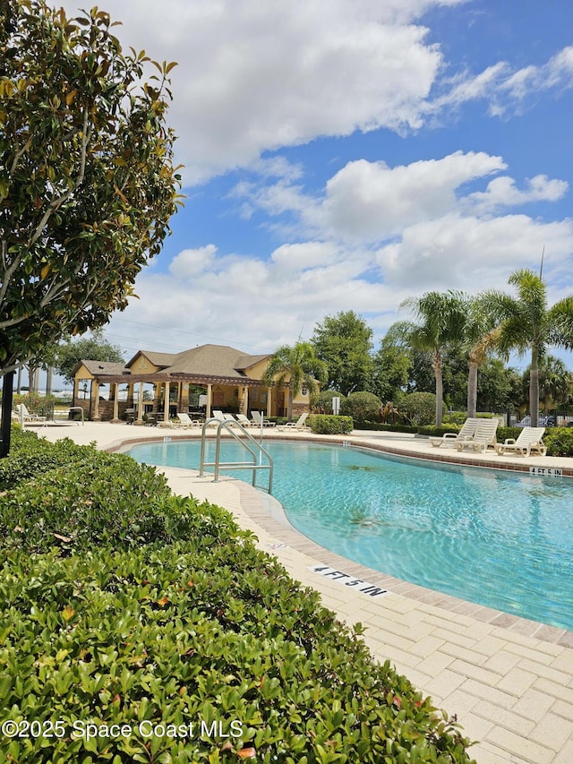 pool featuring a patio
