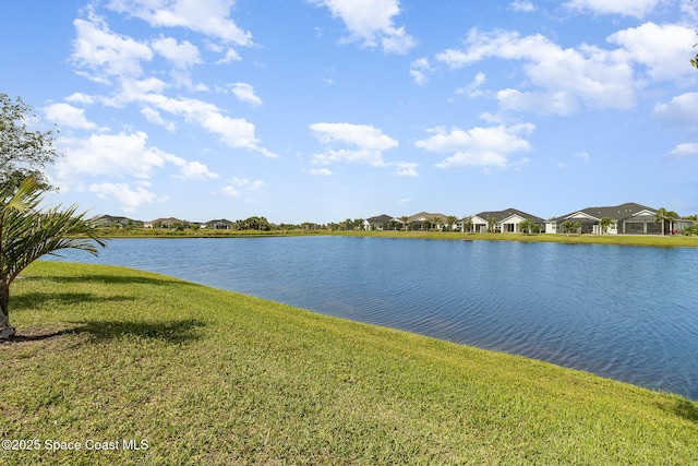 water view with a residential view