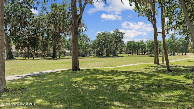 surrounding community with a lawn
