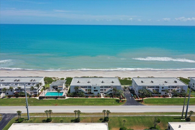 2101 Atlantic St Unit 531, Melbourne Beach, FL 32951 - aerial view with a water view and a beach view