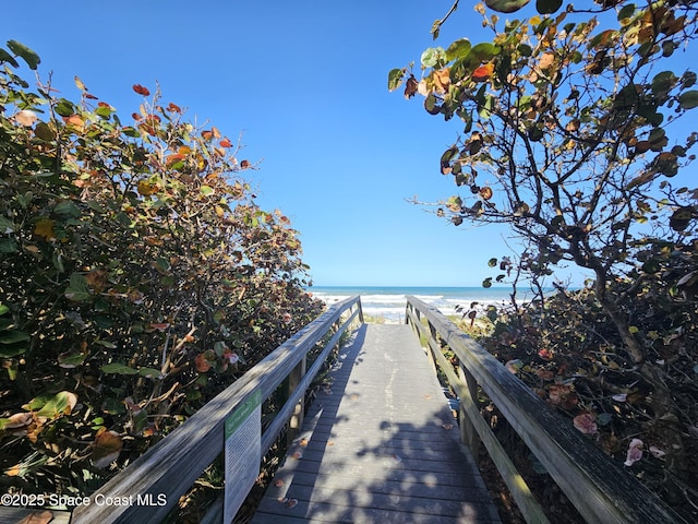 1700 Atlantic St Unit 12, Melbourne Beach, FL 32951 - view of community with a beach view and a water view