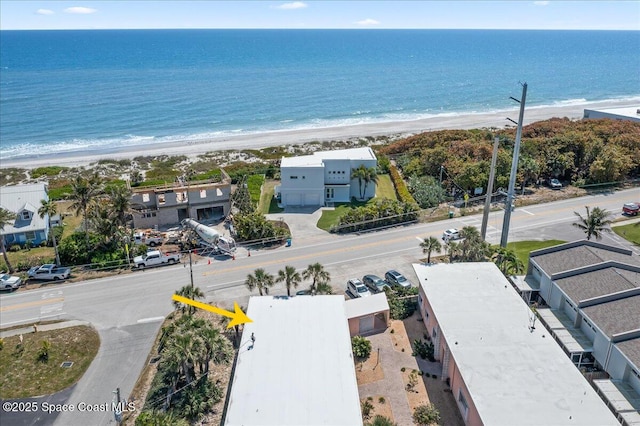 1700 Atlantic St Unit 12, Melbourne Beach, FL 32951 - aerial view with a beach view and a water view