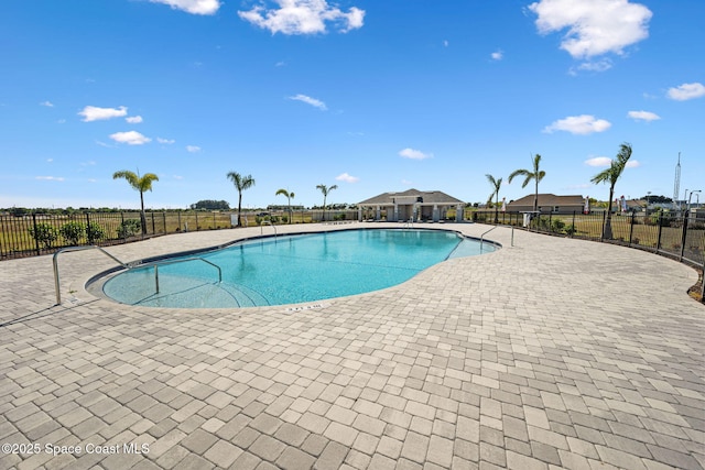 2631 Pinwherry St NW, Palm Bay, FL 32907 - pool with a patio and fence