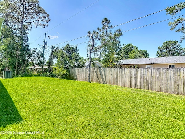 1314 Victory Palm Dr, Edgewater, FL 32132 - view of yard with fence