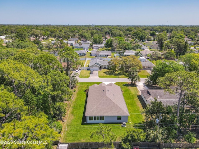 1314 Victory Palm Dr, Edgewater, FL 32132 - drone / aerial view with a residential view