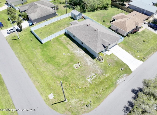 2507 Peralta Dr, Palm Bay, FL 32909 - bird's eye view with a residential view