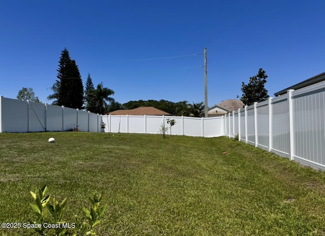 2507 Peralta Dr, Palm Bay, FL 32909 - view of yard featuring a fenced backyard
