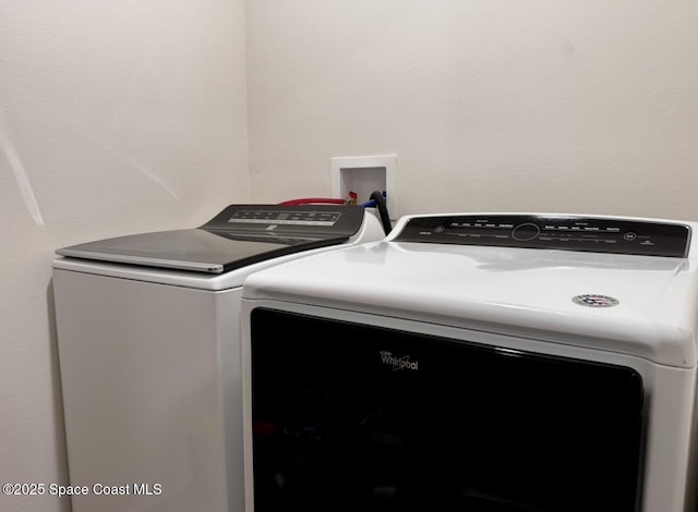 2507 Peralta Dr, Palm Bay, FL 32909 - laundry area with washer and dryer and laundry area