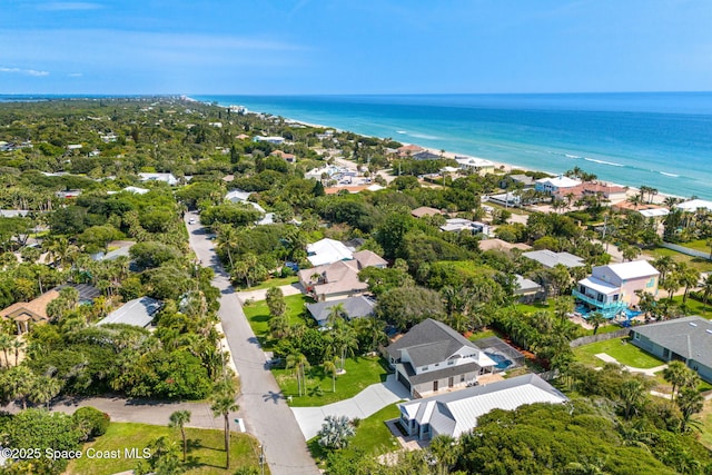 6765 Angeles Rd, Melbourne Beach, FL 32951 - aerial perspective of suburban area featuring a large body of water