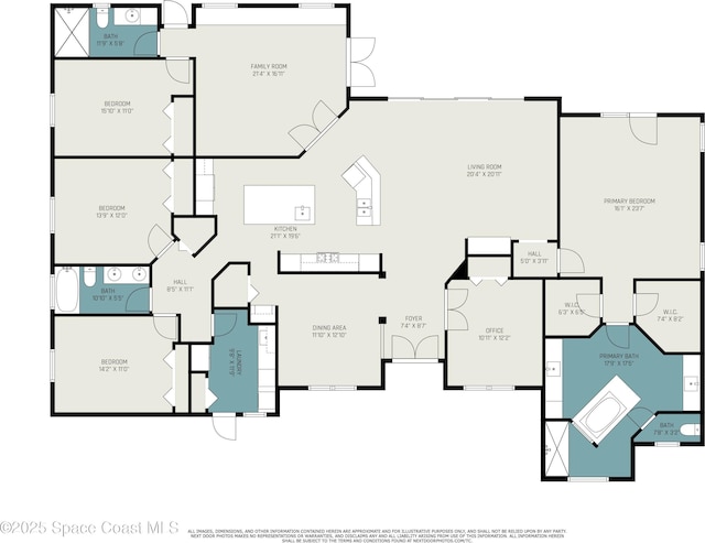 897 Yellow Wood Ct SE, Palm Bay, FL 32909 - floor plan