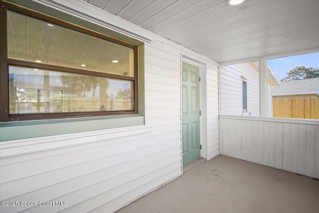 1800 Elmwood Dr, Melbourne, FL 32935 - view of unfurnished sunroom