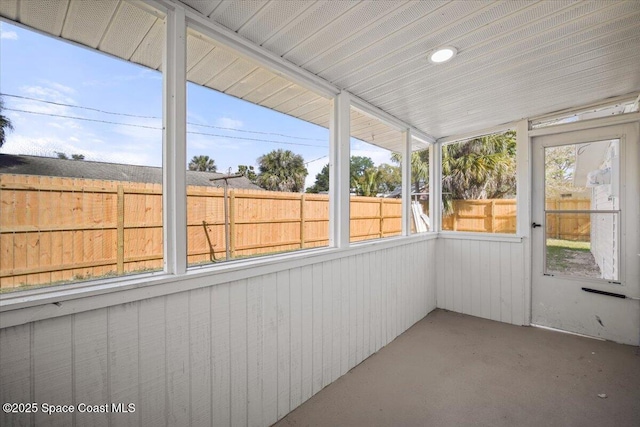 1800 Elmwood Dr, Melbourne, FL 32935 - view of unfurnished sunroom