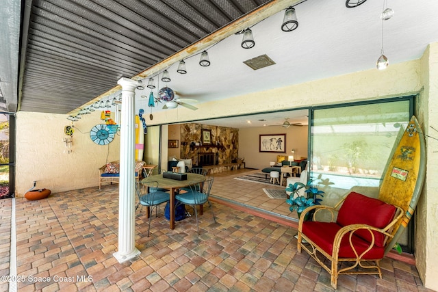 1475 S Oaks Dr, Merritt Island, FL 32952 - view of patio / terrace