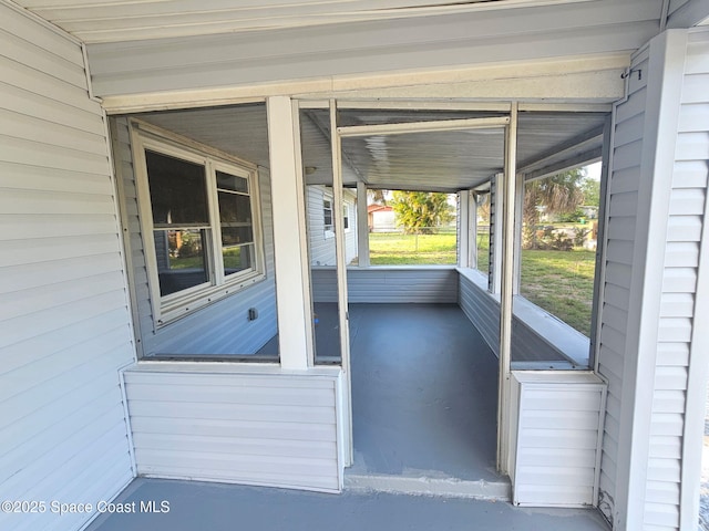 2543 Hathaway Dr, Cocoa, FL 32926 - view of unfurnished sunroom