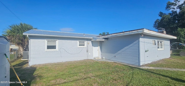 2543 Hathaway Dr, Cocoa, FL 32926 - back of property featuring metal roof