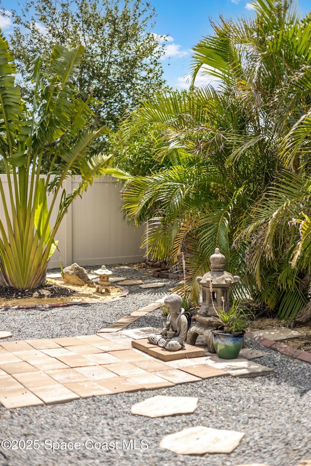 413 Catfish Pl, Cocoa, FL 32927 - view of yard featuring fence