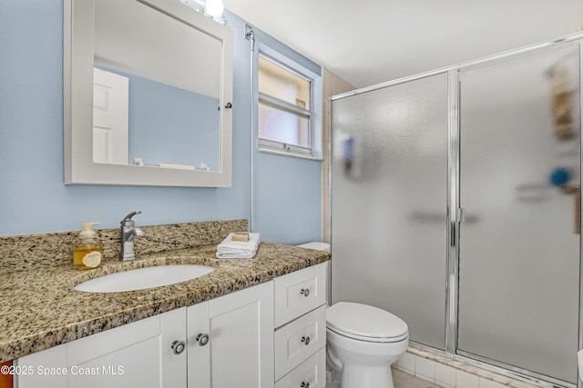 3150 N Harbor City Blvd Unit 236, Melbourne, FL 32935 - full bath with toilet, a stall shower, and vanity
