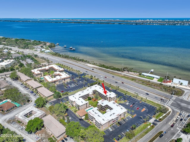 3150 N Harbor City Blvd Unit 236, Melbourne, FL 32935 - birds eye view of property with a water view