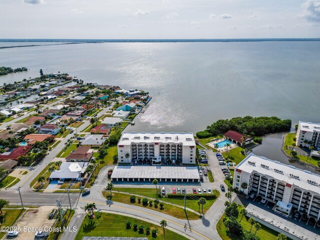 5801 N Banana River Blvd Unit 936, Cape Canaveral, FL 32920 - bird's eye view with a water view